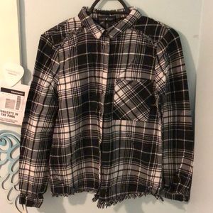 Black and white flannel